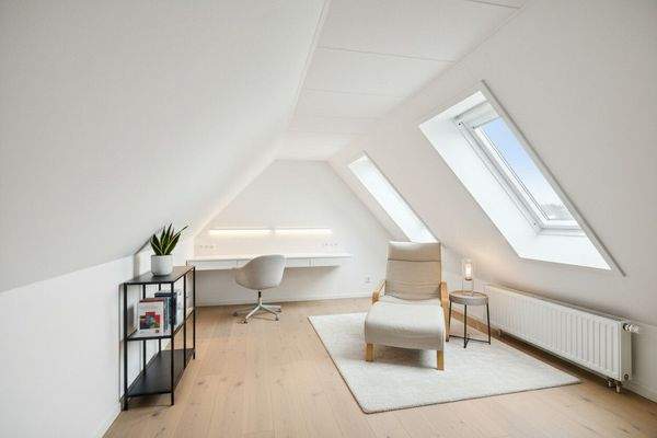 ausgebauter Spitzbogen Möblierungsvorschlag