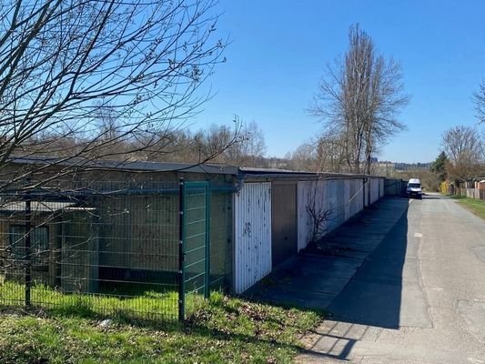 Ansicht Garagenanlage