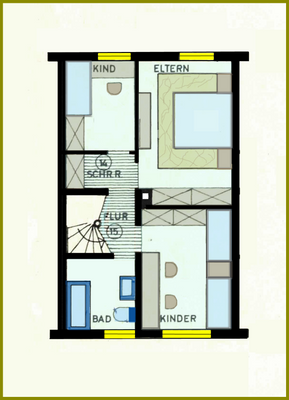 Obergeschoss - Grundriss