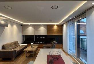 Penthouse - Wohn- und Essbereich