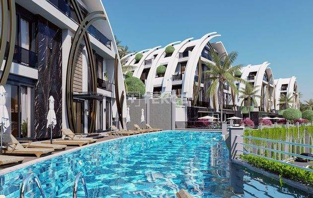 Elegant Flats in a Hotel Concept Project in Alanya