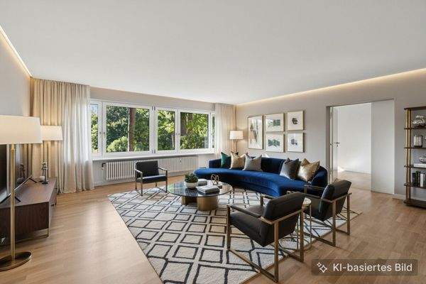 Wohnzimmer visualisiert