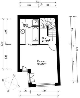 Grundriss 2 Obergeschoss