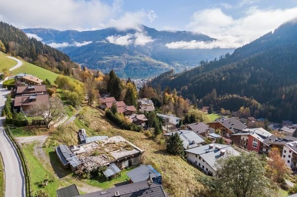 Der wunderbare Ausblick auf das Bergpanorama