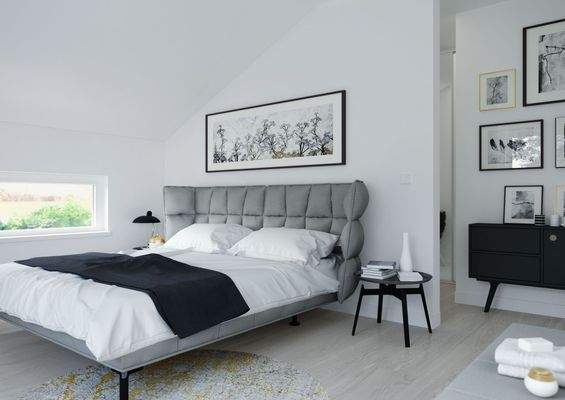 Modernes Schlafzimmer-Feeling