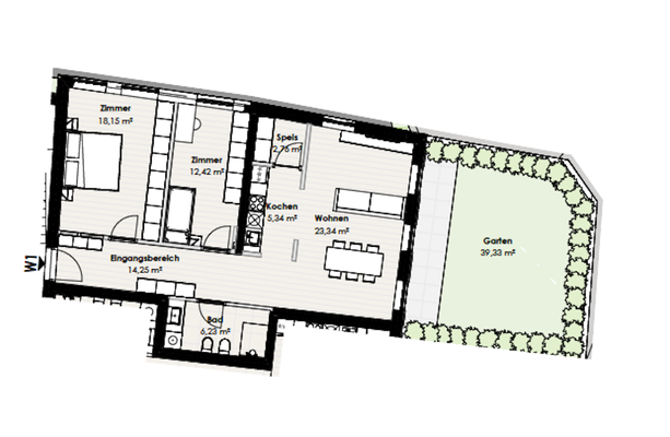Neubau_Ritten_Schlern_Panorama_Luxus_Ausblick_konventioniert_Garten_Terrasse_Keller