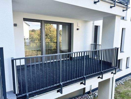 Blick auf die Loggia