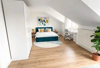 Schlafbereich Möblierungsbeispiel