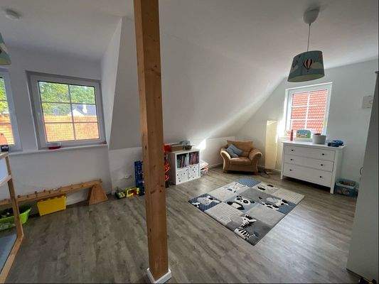 Kinderzimmer II im Dachgeschoss