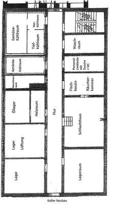 Grundriss Keller Neubau vergrößert