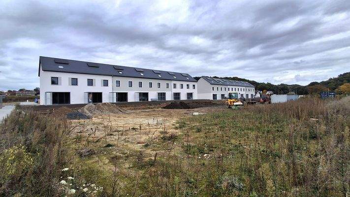 Bebauung im Zentrum des Wohngebietes