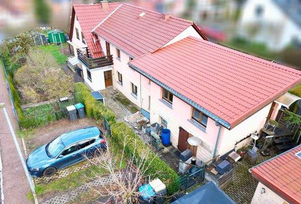 Ansicht vom oberen Grundstücksteil