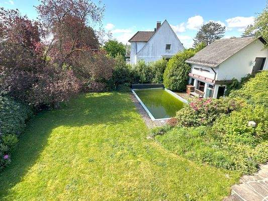 Ausblick in den Garten