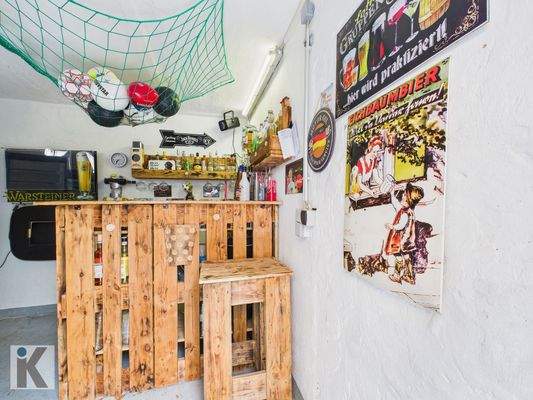 Gartenhaus mit gemütlichem Aufenthaltsbereich