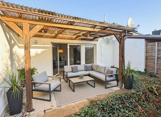 Terrasse - digital möbliert