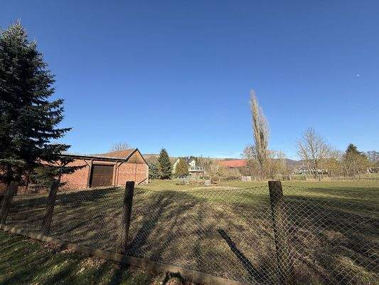 Ansicht südliches Grundstück Blickrichtung Norden