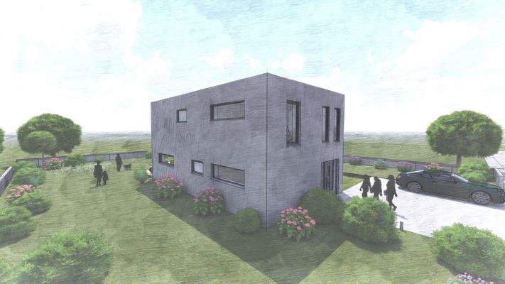 Seitenansicht Einfahrt