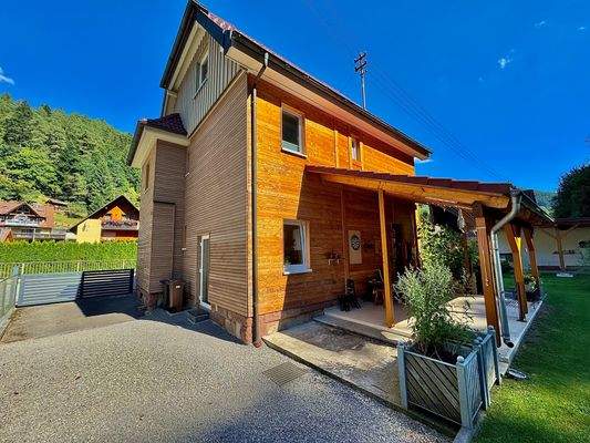 Parkplatz direkt am Haus