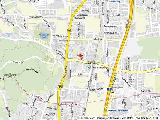 Geolyzer Kartenausschnitt