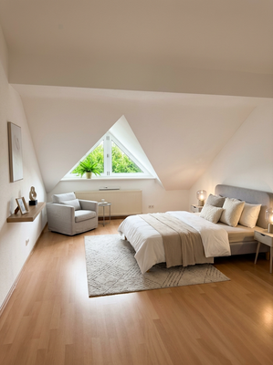 Schlafzimmer 1 der Wohnung Nr. 2