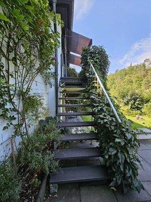 treppenaufgang zum Balkon