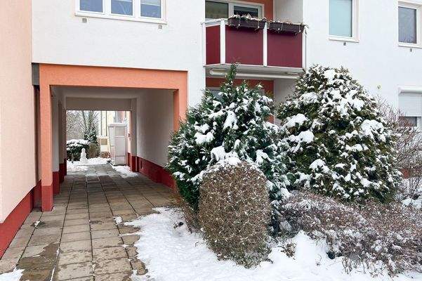 Durchgang zum Hauseingang