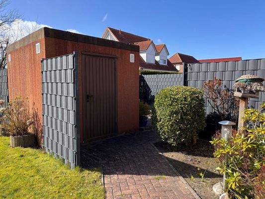 Abstellraum im Garten