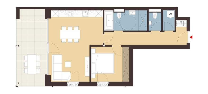 Auf dem Buehel, Wolfurt-Grundriss Whg B01