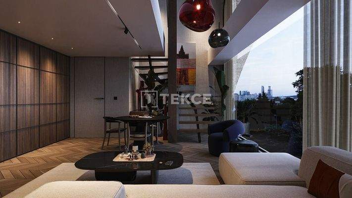 Apartments with Separate Jacuzzi and Bosphorus View in Beşiktaş
