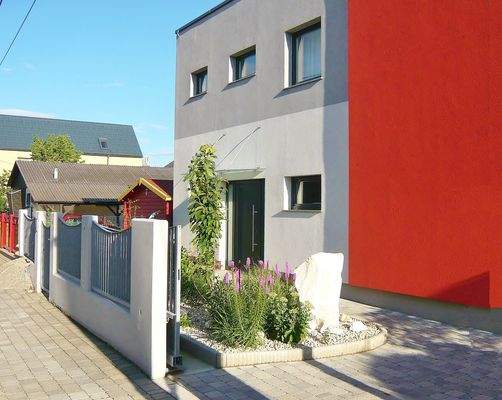 Frontansicht des Hauses