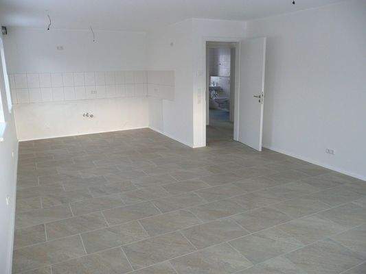 Wohnzimmer mit Kochnische