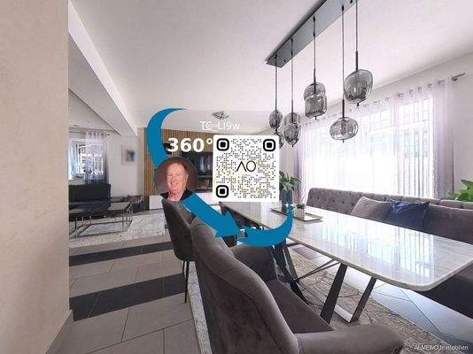 Mit QR-Code zum virtuellen 360° Rundgang