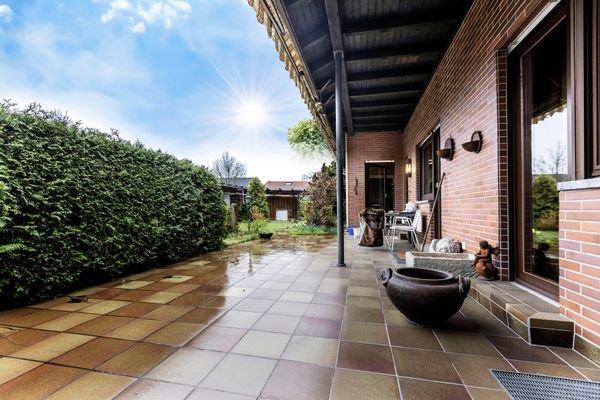 Terrasse in Süd / Westausrichtung