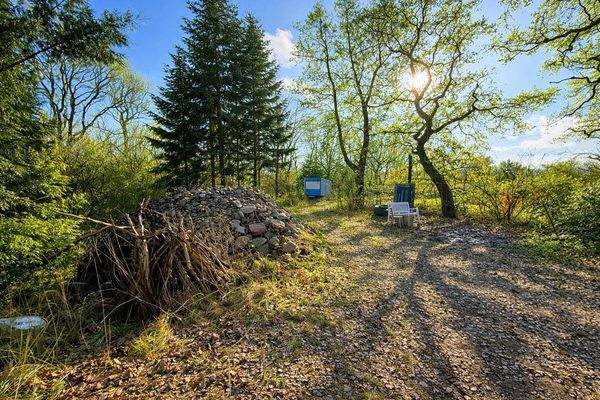 Fläche direkt hinter dem Wohnhaus