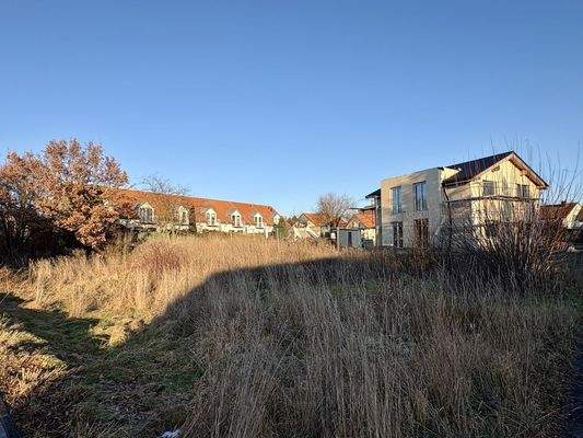 Grundstück Blickrichtung Nordosten