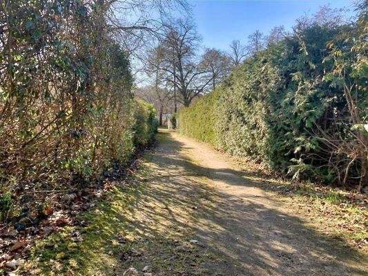 Eine Minute Fußweg zum Kellersee