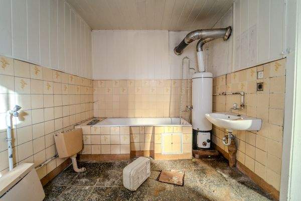 Badezimmer im Anbau