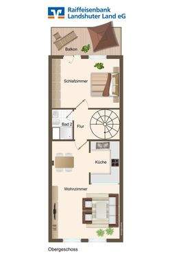 Grundriss Obergeschoss