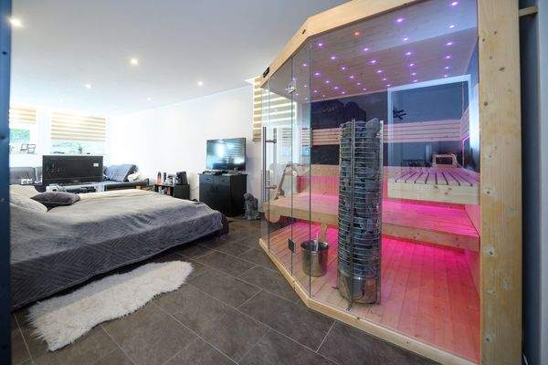 Ruheraum und Sauna I Souterrain