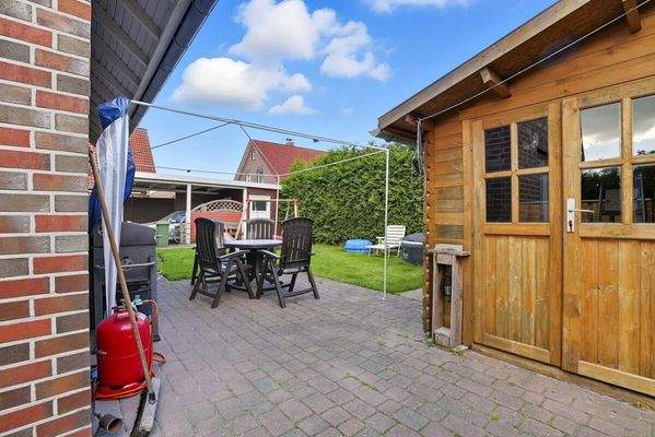 Blick auf die Terrasse