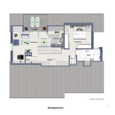 Grundriss nicht maßstabsgerecht