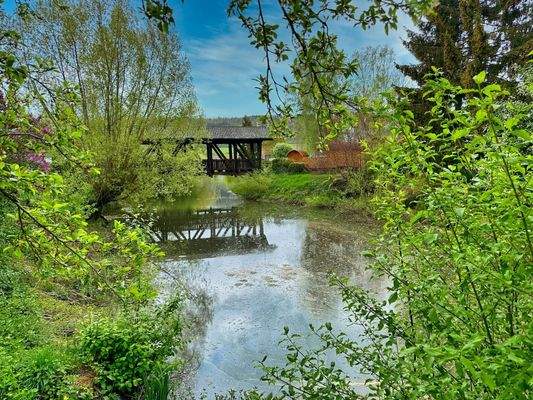 Brücke über Nebenarm der Altmühl