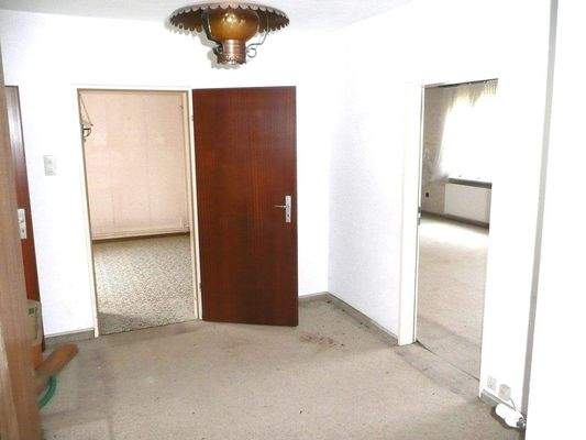 Flurblick in Raumaufteilung