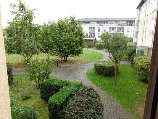 Blick in die Wohnanlage