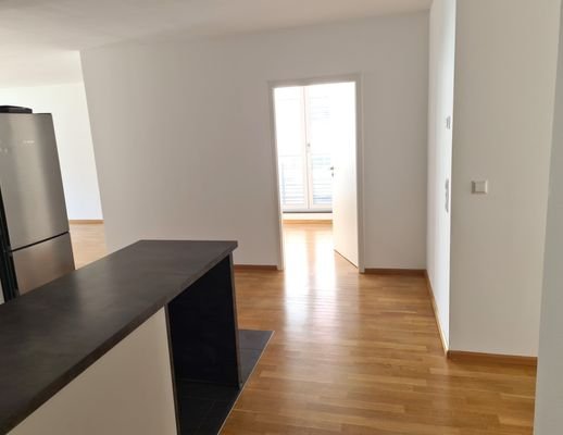 Küchenbereich und Flur