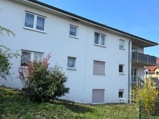 Seitenanscht Balkon