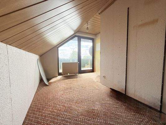 Zimmer im Dachgeschoss