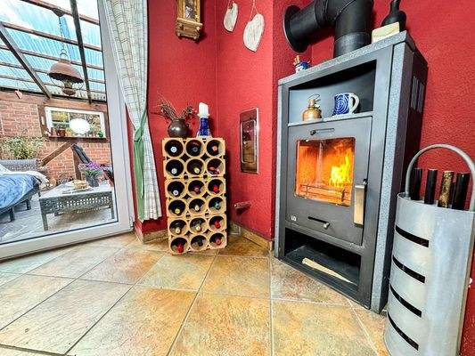 Und heimeligem Kamin