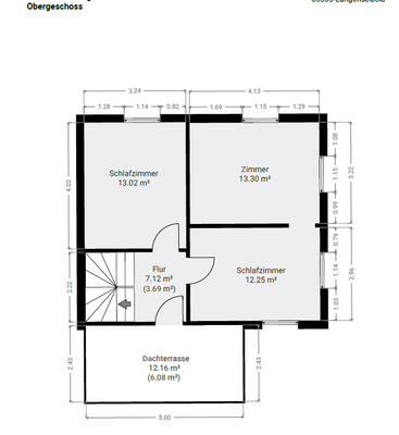 Grundriss Obergeschoss
