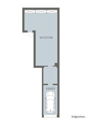 Grundrissskizze Erdgeschoss